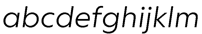 AtQuark LightItalic FONT