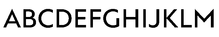 AtQuark Medium Font UPPERCASE
