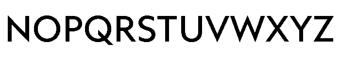 AtQuark Medium Font UPPERCASE