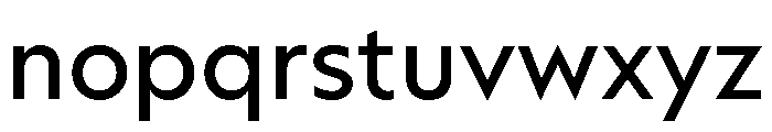 AtQuark Medium Font LOWERCASE