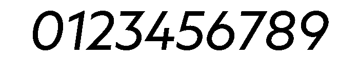 AtQuark RegularItalic Font OTHER CHARS