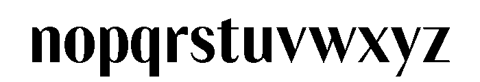 AtQueen Demi Font LOWERCASE