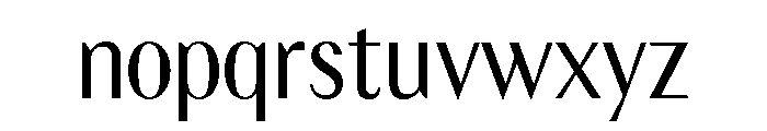 AtQueen Light Font LOWERCASE