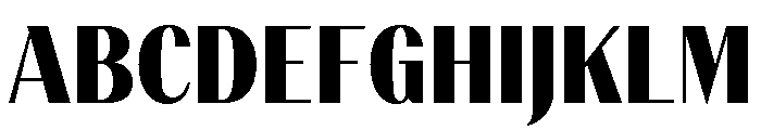AtQueen Poster Font UPPERCASE