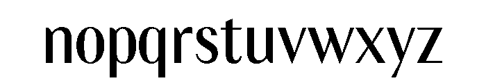 AtQueen Regular Font LOWERCASE