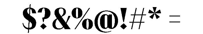 AtQueen Ultra Font OTHER CHARS