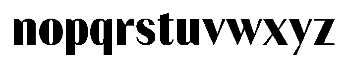 AtQueen Ultra Font LOWERCASE
