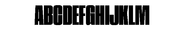 AtRoca Regular Font UPPERCASE