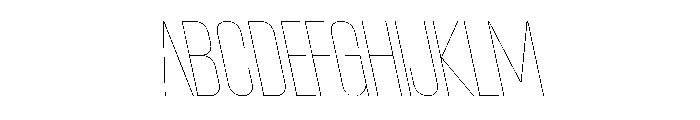 AtSlamCnd AirBackslant Font UPPERCASE