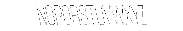 AtSlamCnd AirBackslant Font UPPERCASE