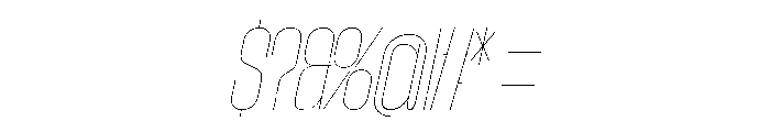 AtSlamCnd AirSlanted Font OTHER CHARS