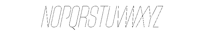 AtSlamCnd AirSlanted Font UPPERCASE