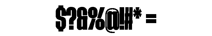 AtSlamCnd Black Font OTHER CHARS