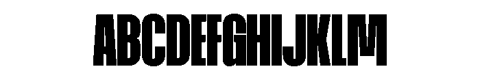 AtSlamCnd Black Font UPPERCASE