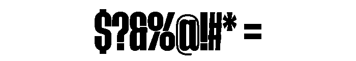 AtSlamCnd Bold Font OTHER CHARS