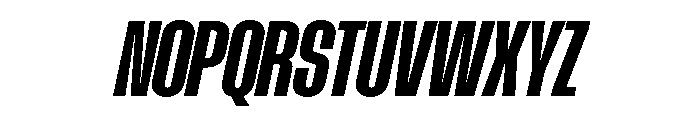 AtSlamCnd BoldSlanted Font UPPERCASE