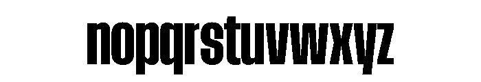 AtSlamCnd Bold Font LOWERCASE