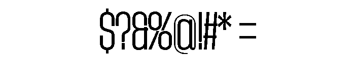AtSlamCnd Light Font OTHER CHARS