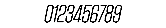 AtSlamCnd LightSlanted Font OTHER CHARS