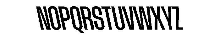 AtSlamCnd MediumBackslant Font UPPERCASE