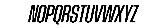 AtSlamCnd MediumSlanted Font UPPERCASE
