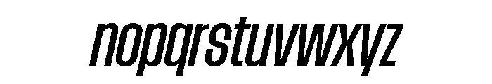 AtSlamCnd MediumSlanted Font LOWERCASE