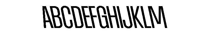 AtSlamCnd RegularBackslant Font UPPERCASE