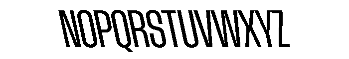 AtSlamCnd RegularBackslant Font UPPERCASE