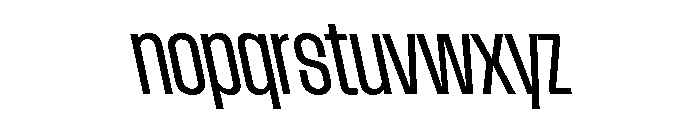 AtSlamCnd RegularBackslant Font LOWERCASE