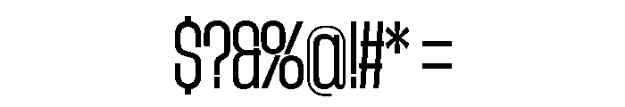 AtSlamCnd Retina Font OTHER CHARS