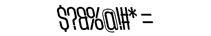 AtSlamCnd RetinaBackslant Font OTHER CHARS