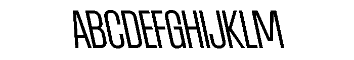 AtSlamCnd RetinaBackslant Font UPPERCASE
