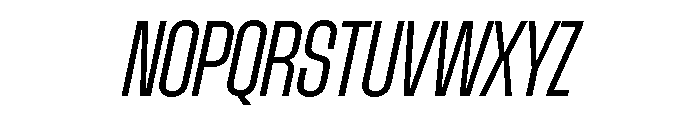 AtSlamCnd RetinaSlanted Font UPPERCASE