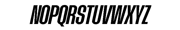 AtSlamCnd SemiboldSlanted Font UPPERCASE