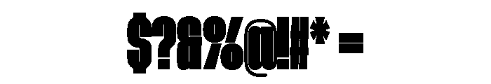 AtSlamCnd Super Font OTHER CHARS