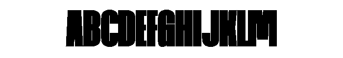 AtSlamCnd Super Font UPPERCASE