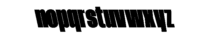 AtSlamCnd SuperBackslant Font LOWERCASE