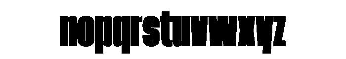 AtSlamCnd Super Font LOWERCASE