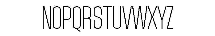AtSlamCnd Thin Font UPPERCASE