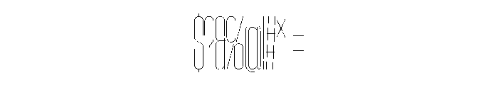 AtSlamXCnd Air Font OTHER CHARS