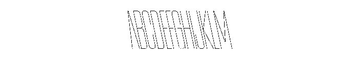 AtSlamXCnd AirBackslant Font UPPERCASE