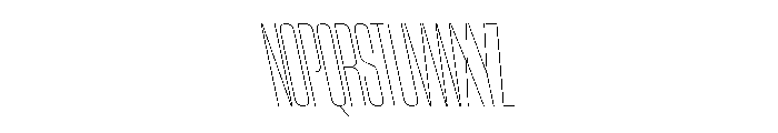 AtSlamXCnd AirBackslant Font UPPERCASE