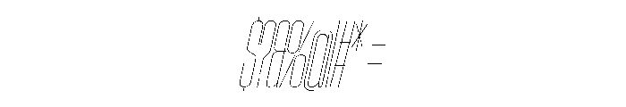 AtSlamXCnd AirSlanted Font OTHER CHARS