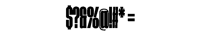 AtSlamXCnd Black Font OTHER CHARS