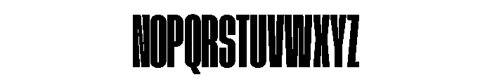 AtSlamXCnd Black Font UPPERCASE