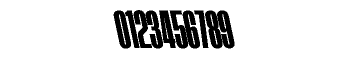 AtSlamXCnd BlackBackslant Font OTHER CHARS