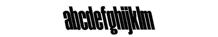 AtSlamXCnd BlackBackslant FONT