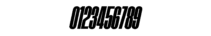 AtSlamXCnd BlackSlanted Font OTHER CHARS
