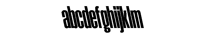 AtSlamXCnd BoldBackslant FONT