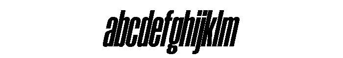 AtSlamXCnd BoldSlanted FONT